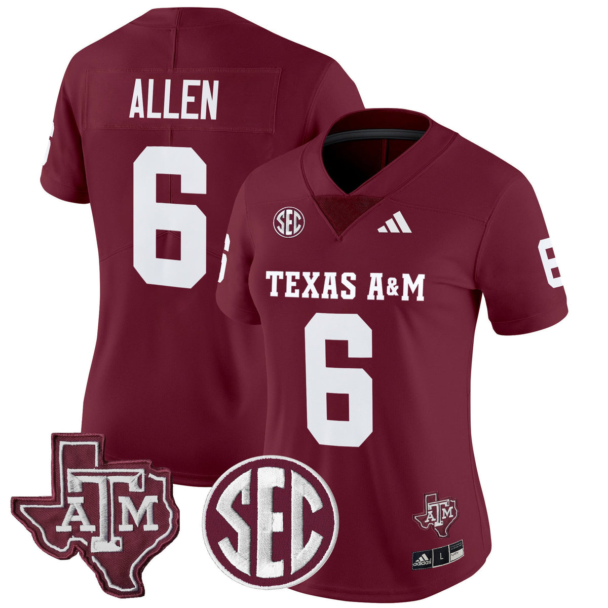 Women's Texas A&M Aggies 2025 Vapor Limited Jersey - All Stitched - image 17