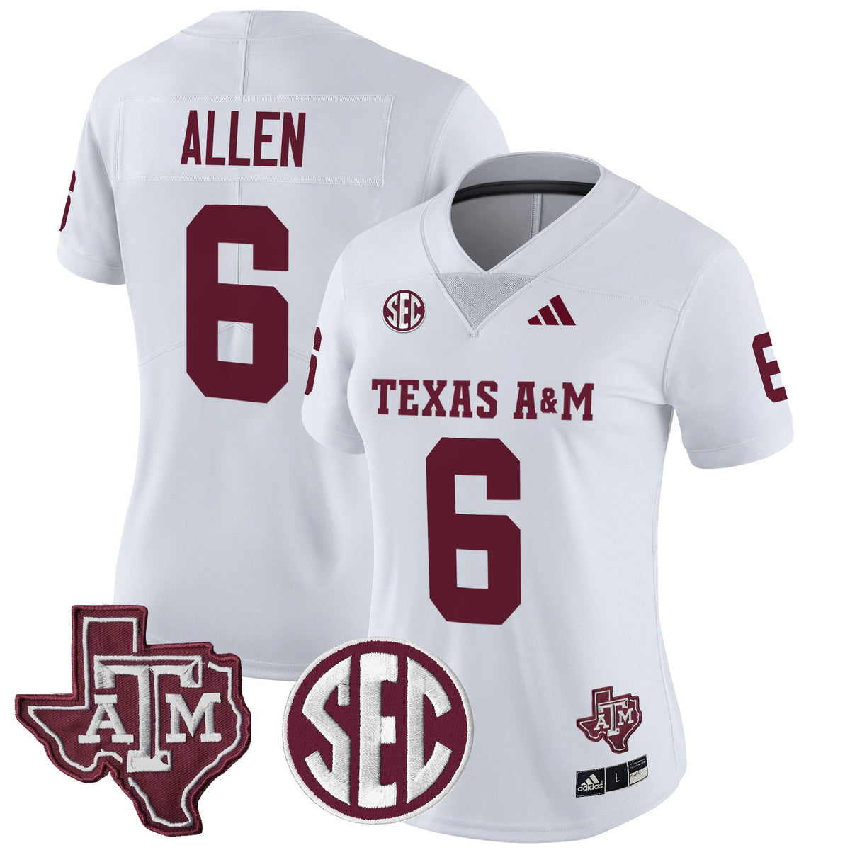 Women's Texas A&M Aggies 2025 Vapor Limited Jersey - All Stitched - image 31