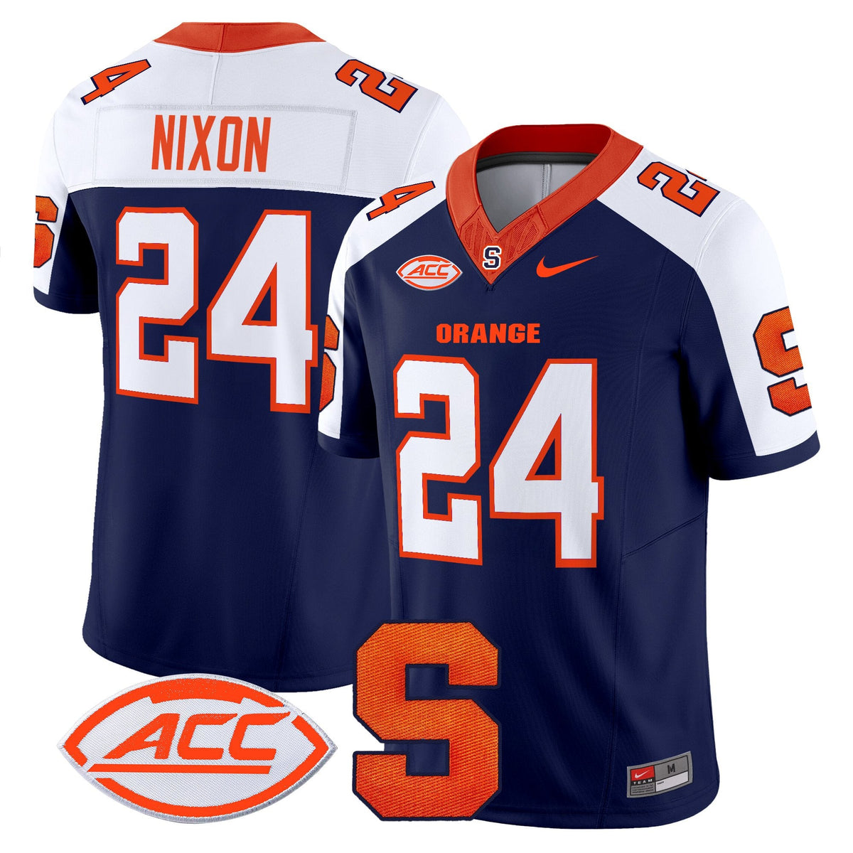 Men's Syracuse Orange 2025 Vapor Limited Jersey - All stitched - image 5