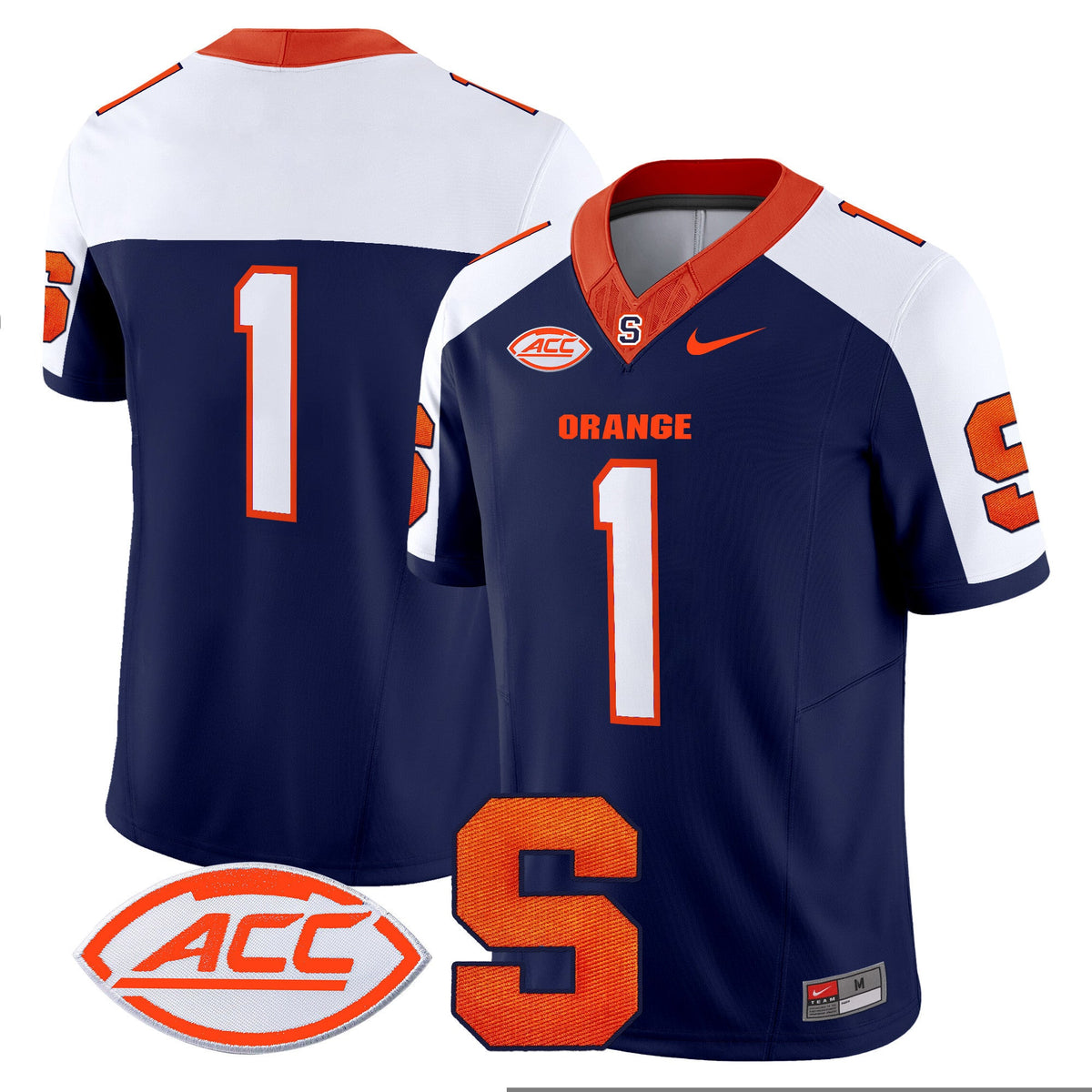 Men's Syracuse Orange 2025 Vapor Limited Jersey - All stitched - image 8