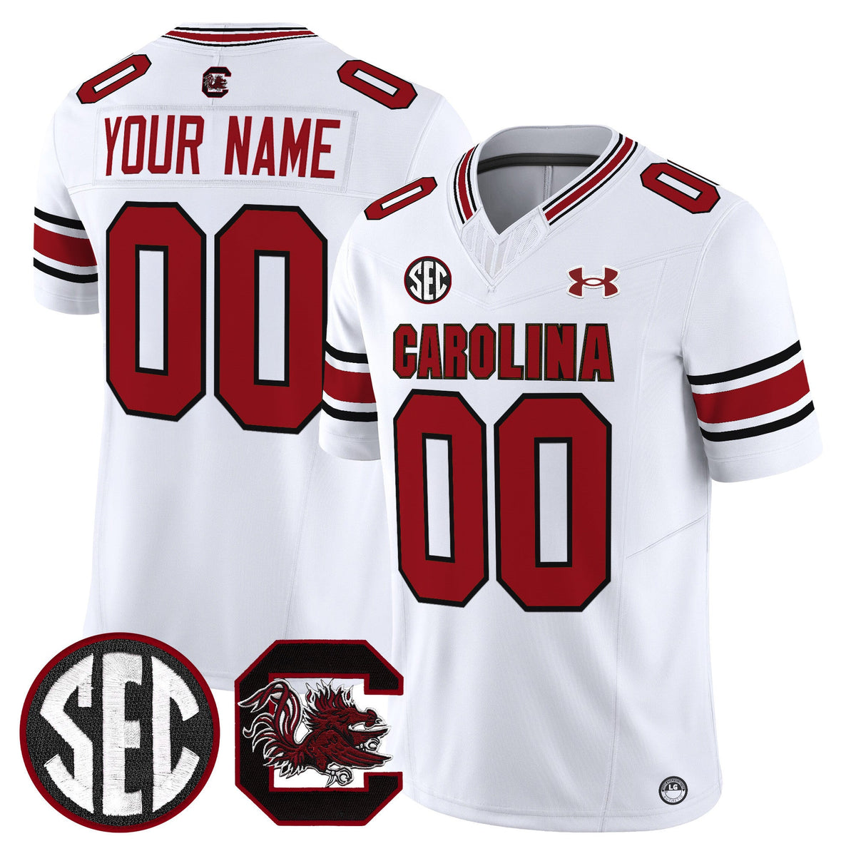 South Carolina Gamecocks 2025 Vapor Limited Custom Jersey - All Stitched - image 3