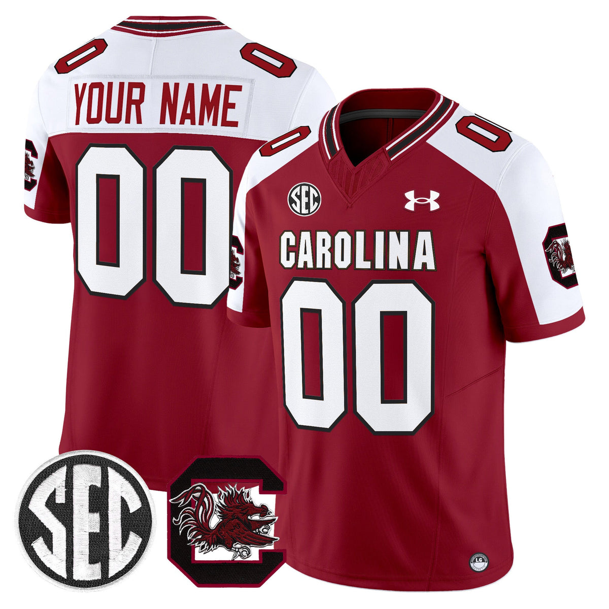 South Carolina Gamecocks 2025 Vapor Limited Custom Jersey - All Stitched - image 4