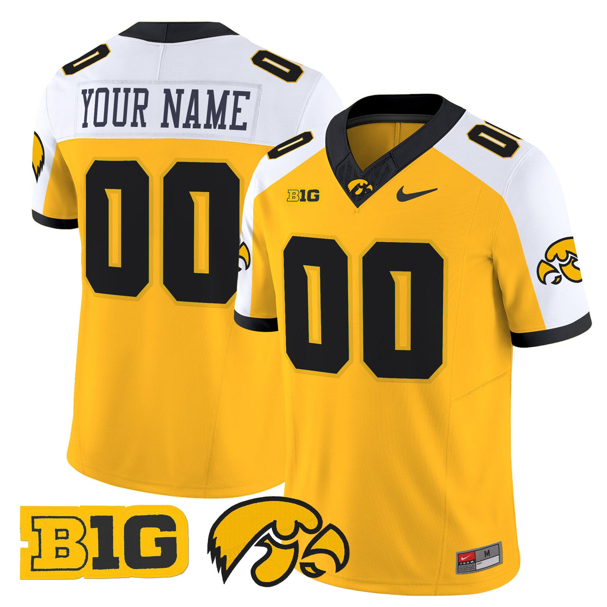 Iowa Hawkeyes 2025 Vapor Limited Custom Jersey - All Stitched - image 2