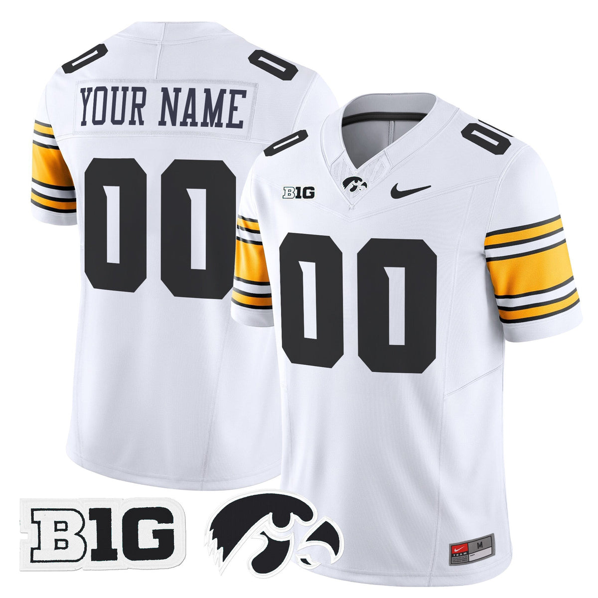Iowa Hawkeyes 2025 Vapor Limited Custom Jersey - All Stitched - image 5
