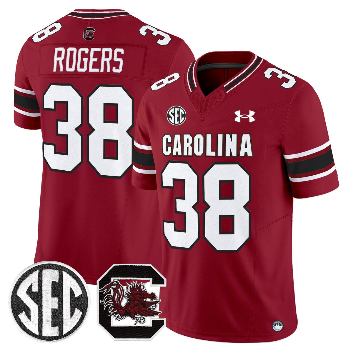 Men's South Carolina Gamecocks 2025 Vapor Limited Jersey - All Stitched - image 3
