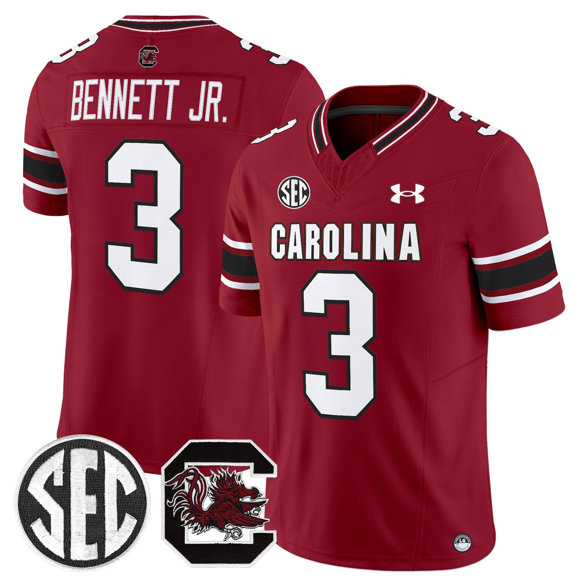 Men's South Carolina Gamecocks 2025 Vapor Limited Jersey - All Stitched - image 4