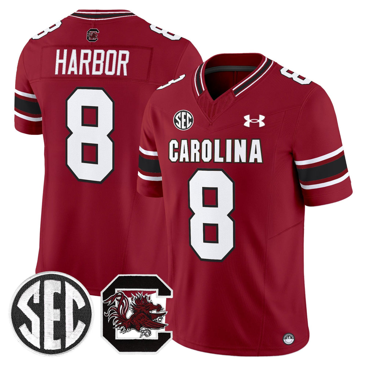 Men's South Carolina Gamecocks 2025 Vapor Limited Jersey - All Stitched - image 5