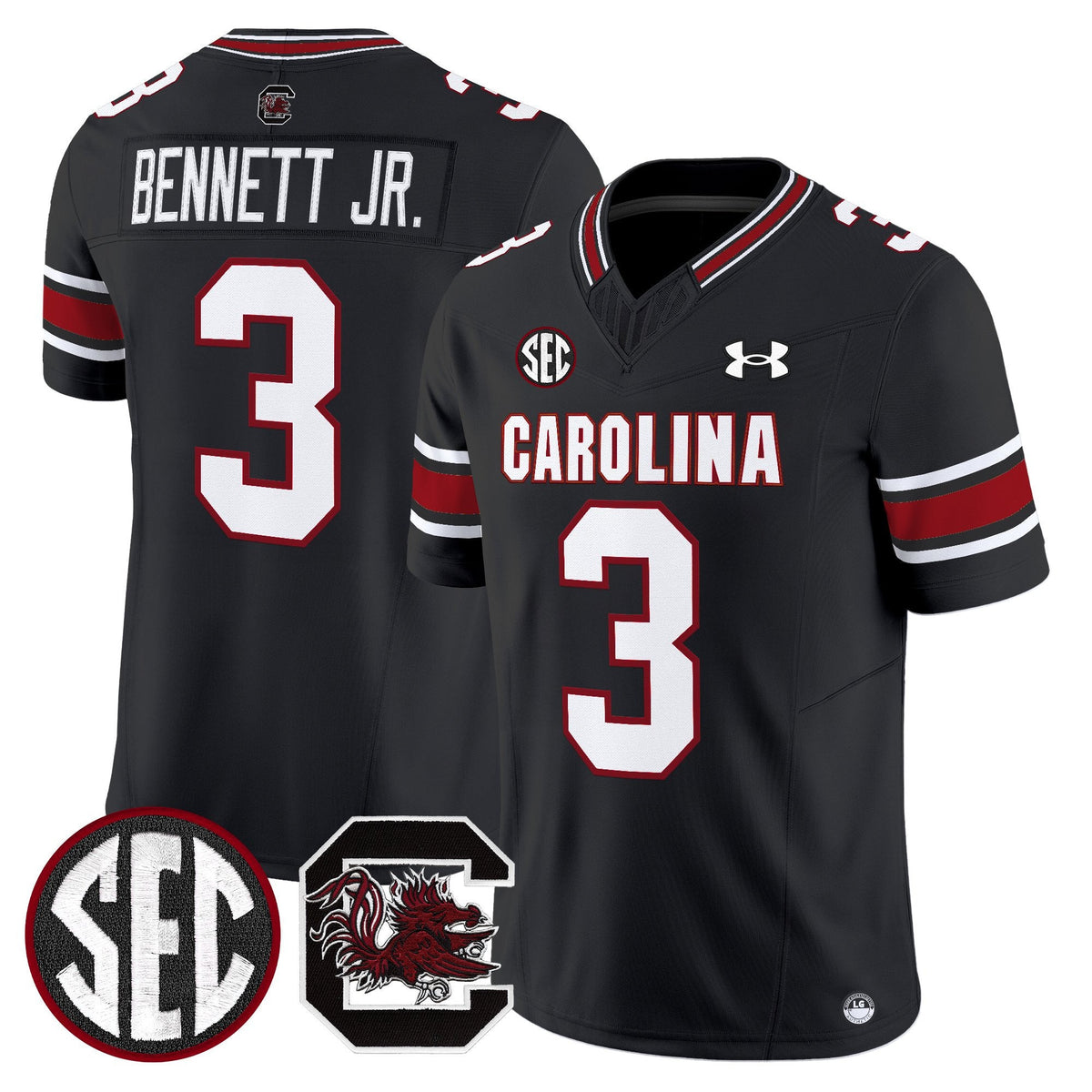 Men's South Carolina Gamecocks 2025 Vapor Limited Jersey - All Stitched - image 12