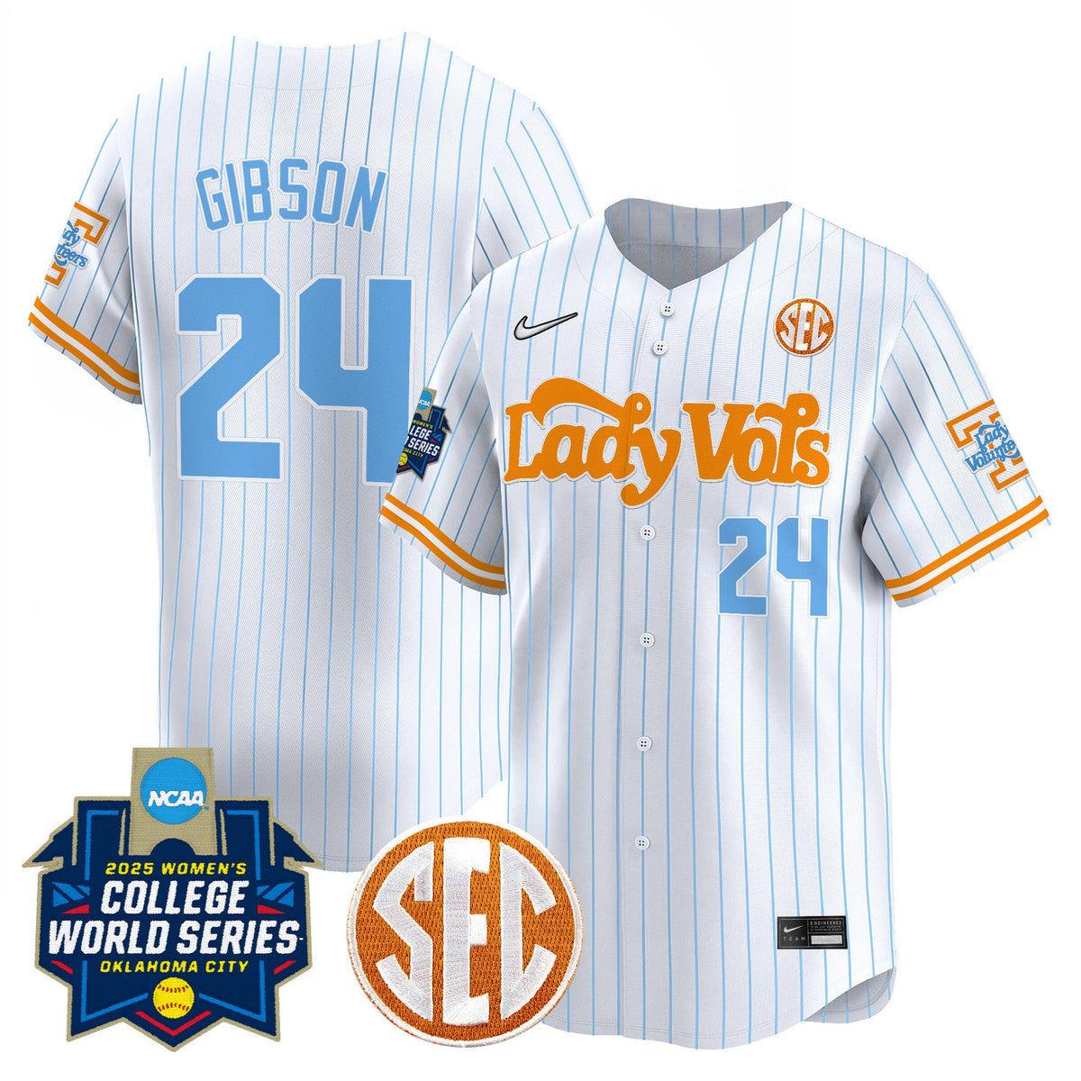 Men's Size - Tennessee Volunteers Softball 2025 World Series (WCWS) Vapor Premier Limited Jersey - All Stitched - image 11