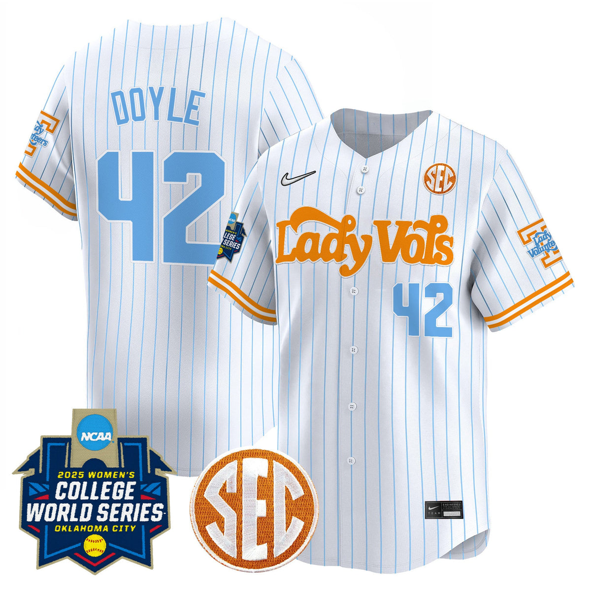 Men's Size - Tennessee Volunteers Softball 2025 World Series (WCWS) Vapor Premier Limited Jersey - All Stitched - image 15