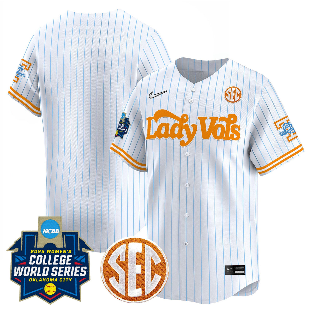Men's Size - Tennessee Volunteers Softball 2025 World Series (WCWS) Vapor Premier Limited Jersey - All Stitched - image 18