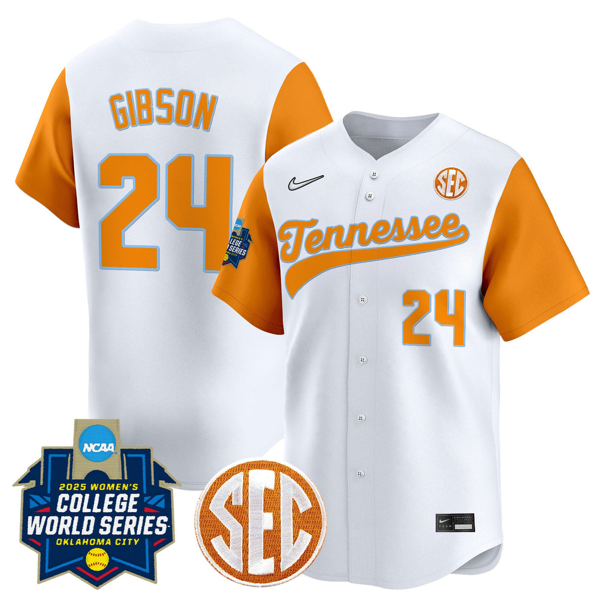 Men's Size - Tennessee Volunteers Softball 2025 World Series (WCWS) Vapor Premier Limited Jersey - All Stitched - image 20