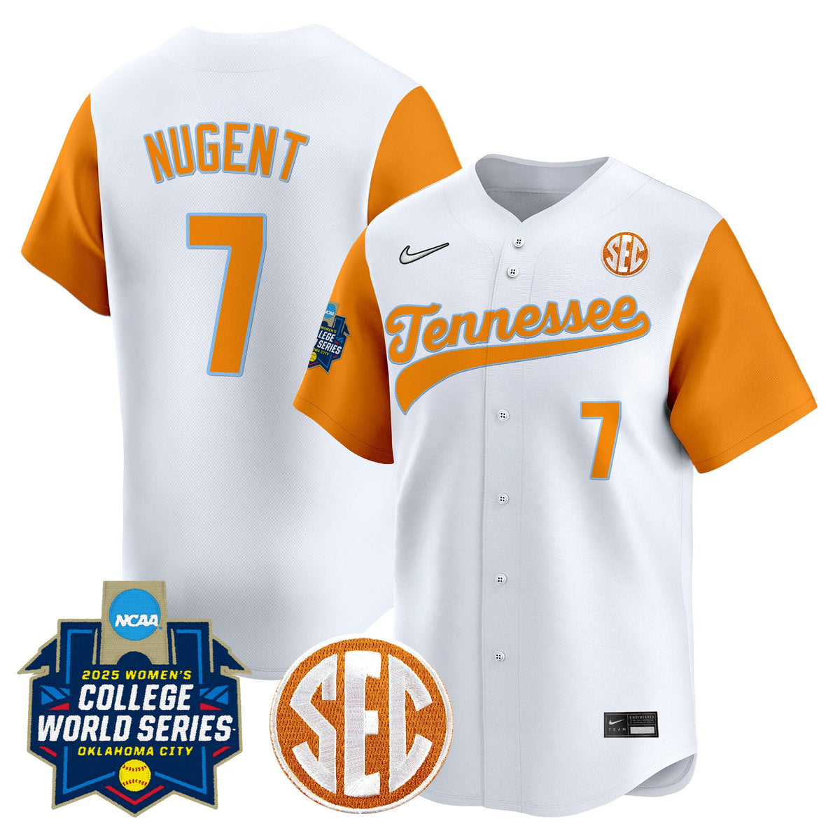 Men's Size - Tennessee Volunteers Softball 2025 World Series (WCWS) Vapor Premier Limited Jersey - All Stitched - image 25