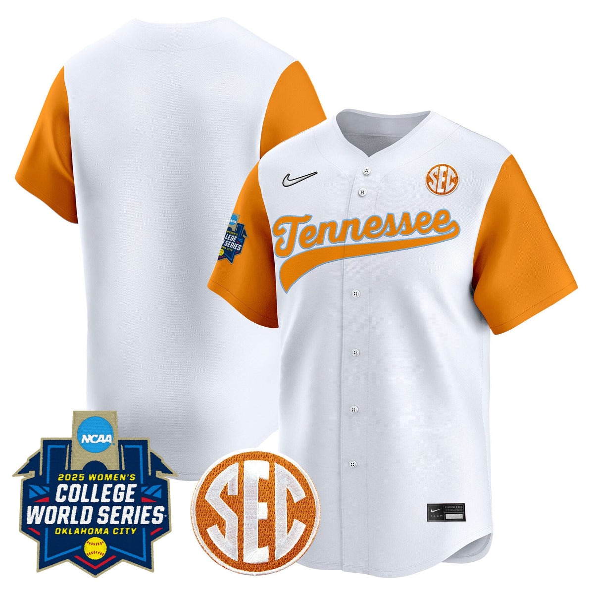Men's Size - Tennessee Volunteers Softball 2025 World Series (WCWS) Vapor Premier Limited Jersey - All Stitched - image 27
