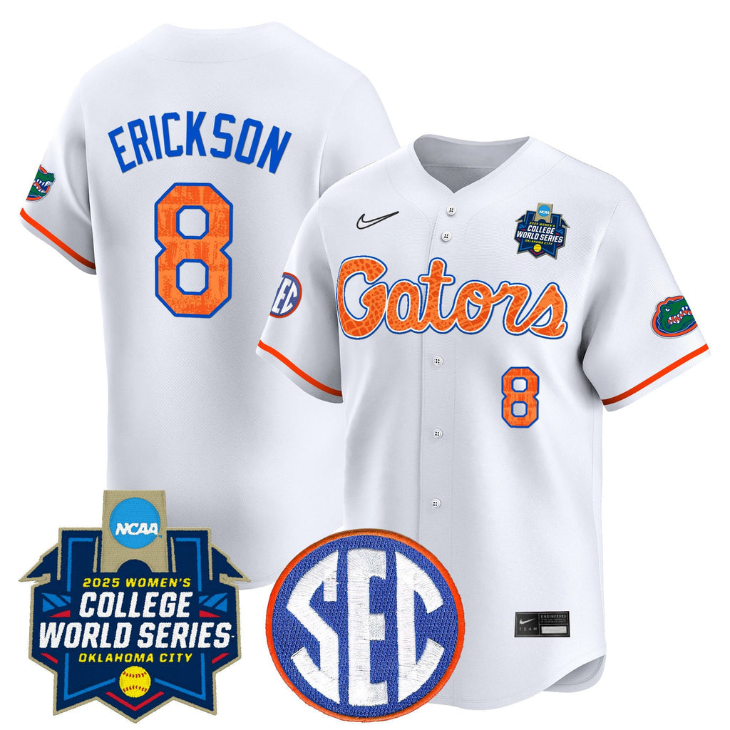 Men's Size - Florida Gators Softball 2025 World Series (WCWS) Vapor Premier Limited Jersey - All Stitched - image 11