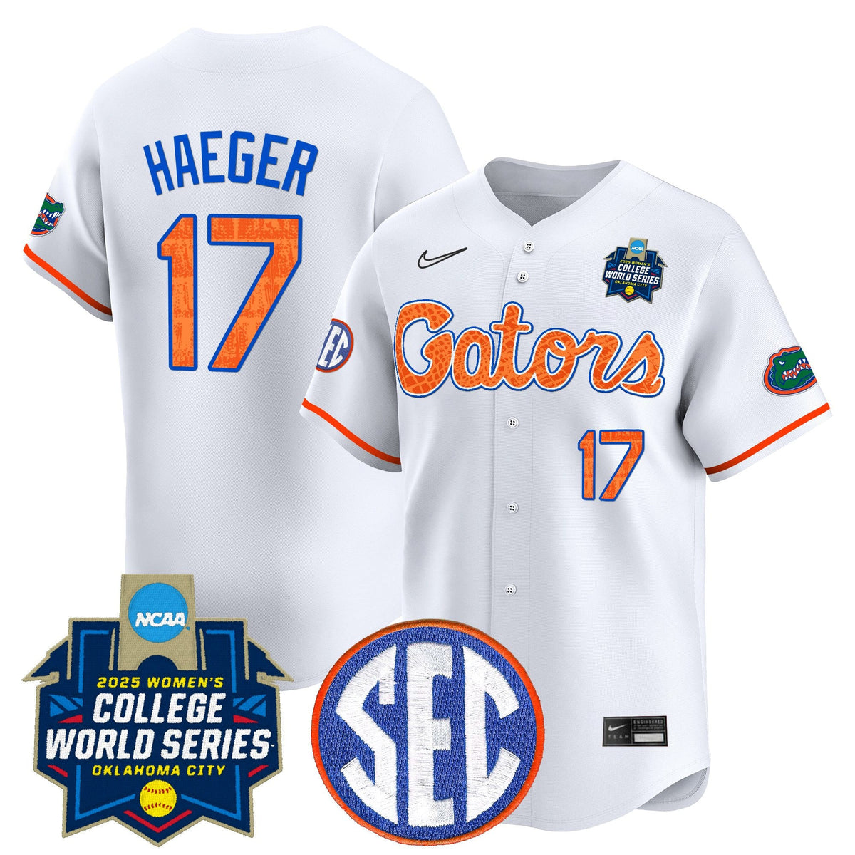 Men's Size - Florida Gators Softball 2025 World Series (WCWS) Vapor Premier Limited Jersey - All Stitched - image 16