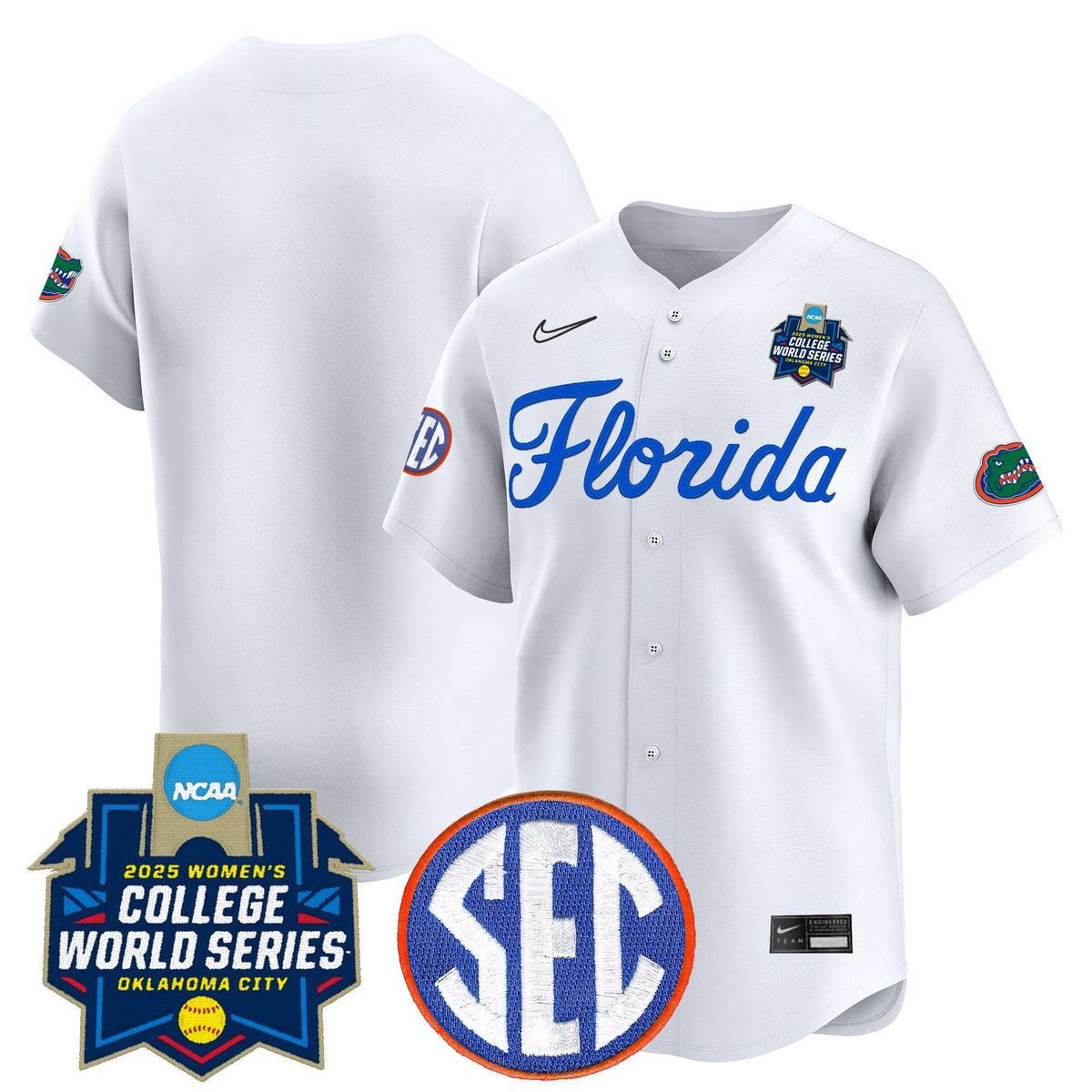 Men's Size - Florida Gators Softball 2025 World Series (WCWS) Vapor Premier Limited Jersey - All Stitched - image 27