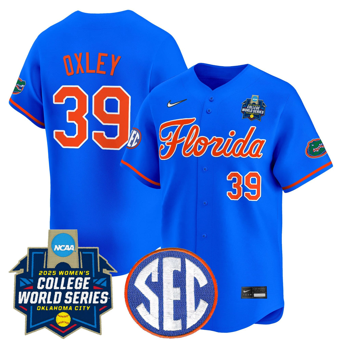 Men's Size - Florida Gators Softball 2025 World Series (WCWS) Vapor Premier Limited Jersey - All Stitched - image 35