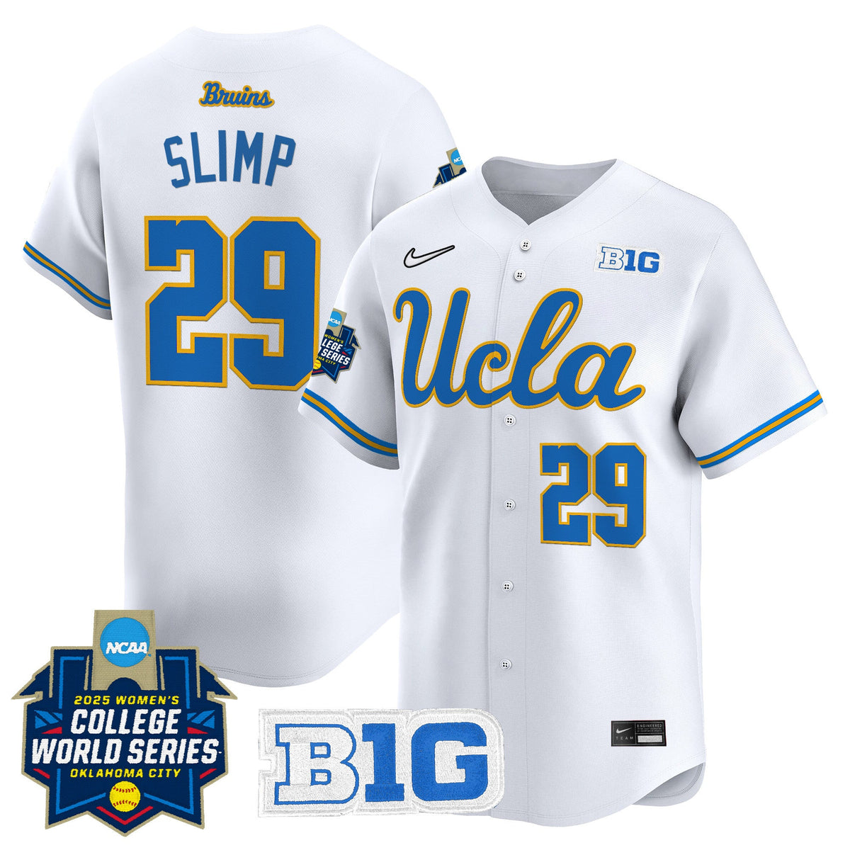 Men's size - UCLA Bruins Softball 2025 World Series (WCWS) Vapor Premier Limited Jersey - All Stitched - image 17