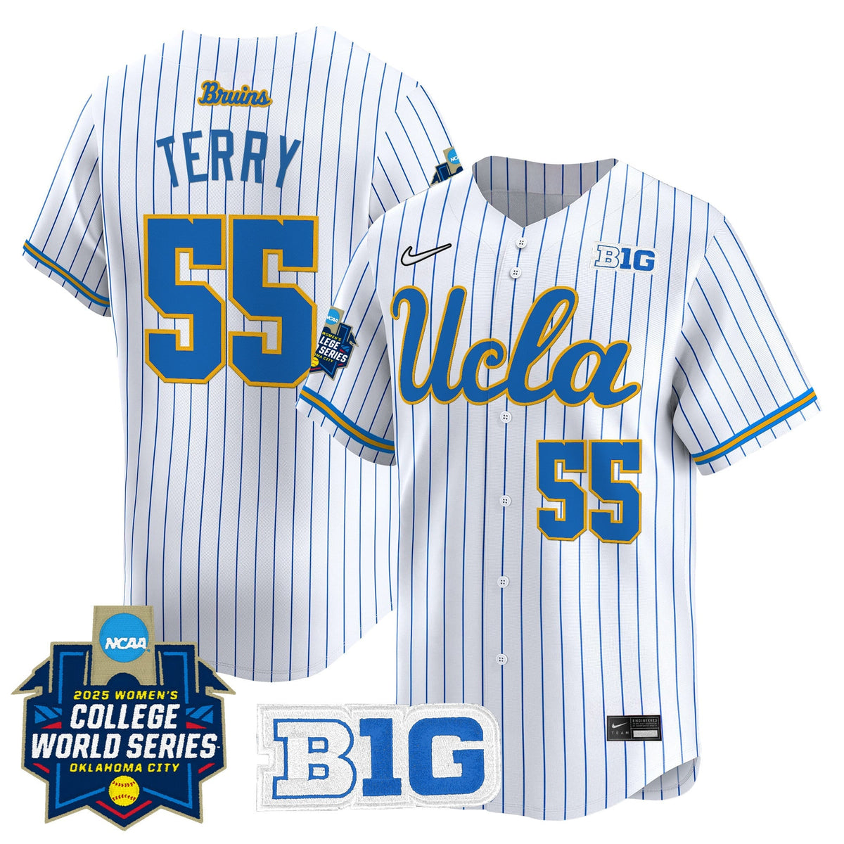 Men's size - UCLA Bruins Softball 2025 World Series (WCWS) Vapor Premier Limited Jersey - All Stitched - image 26