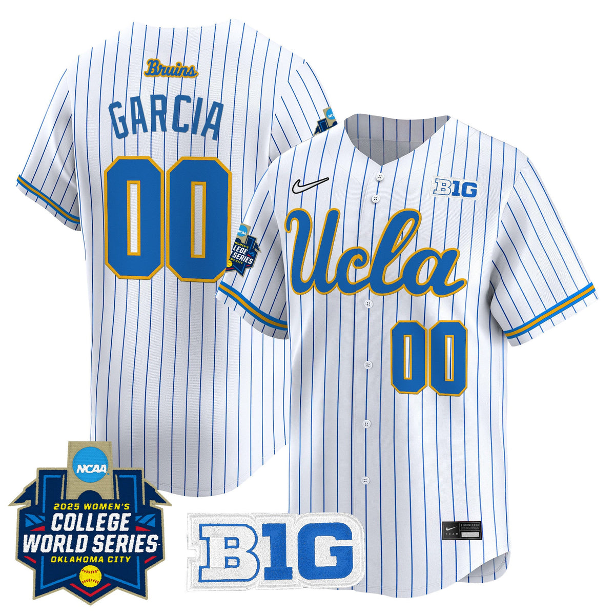 Men's size - UCLA Bruins Softball 2025 World Series (WCWS) Vapor Premier Limited Jersey - All Stitched - image 29