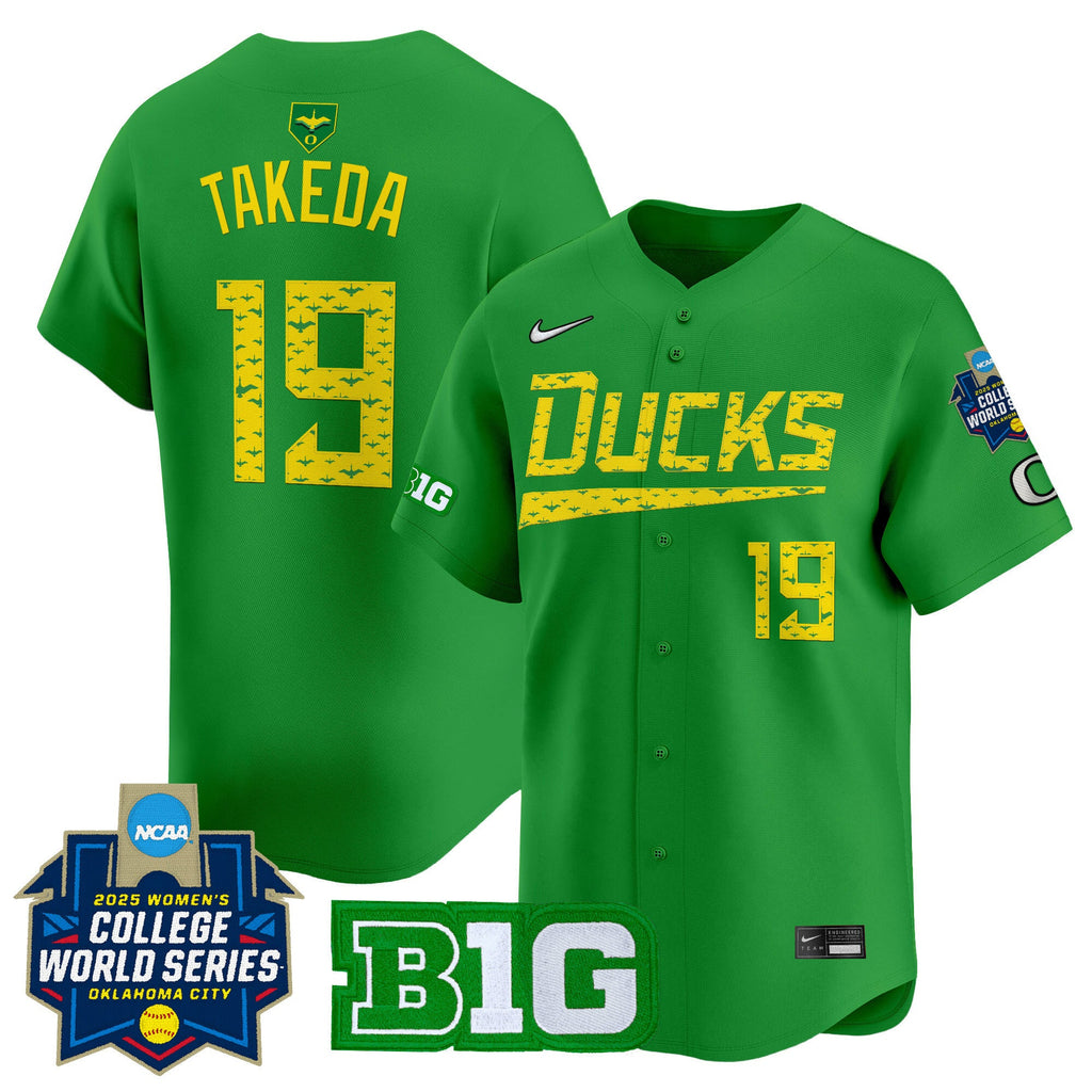 Men's size - Oregon Ducks Softball 2025 World Series (WCWS) Vapor Premier Limited Jersey - All Stitched - image 9