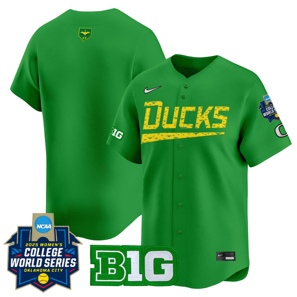 Men's size - Oregon Ducks Softball 2025 World Series (WCWS) Vapor Premier Limited Jersey - All Stitched - image 10