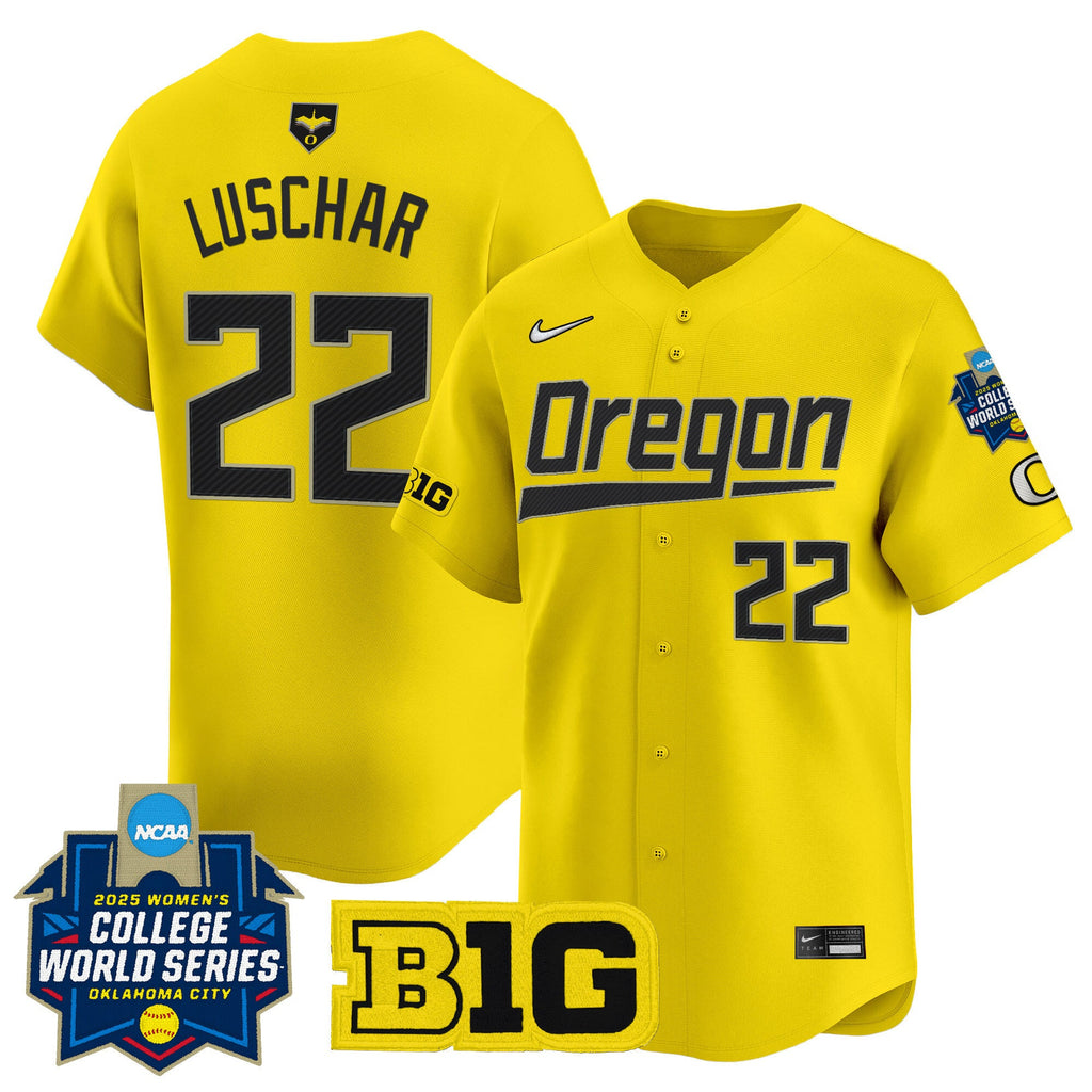 Men's size - Oregon Ducks Softball 2025 World Series (WCWS) Vapor Premier Limited Jersey - All Stitched - image 12