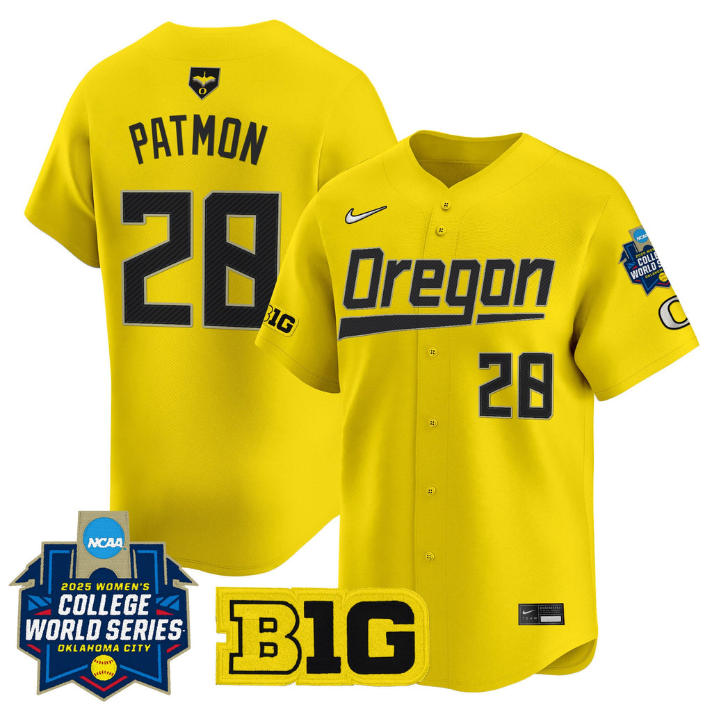 Men's size - Oregon Ducks Softball 2025 World Series (WCWS) Vapor Premier Limited Jersey - All Stitched - image 15