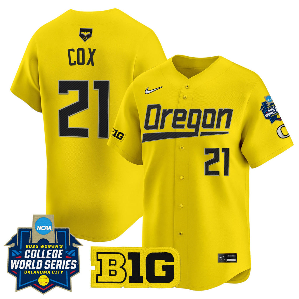 Men's size - Oregon Ducks Softball 2025 World Series (WCWS) Vapor Premier Limited Jersey - All Stitched - image 17