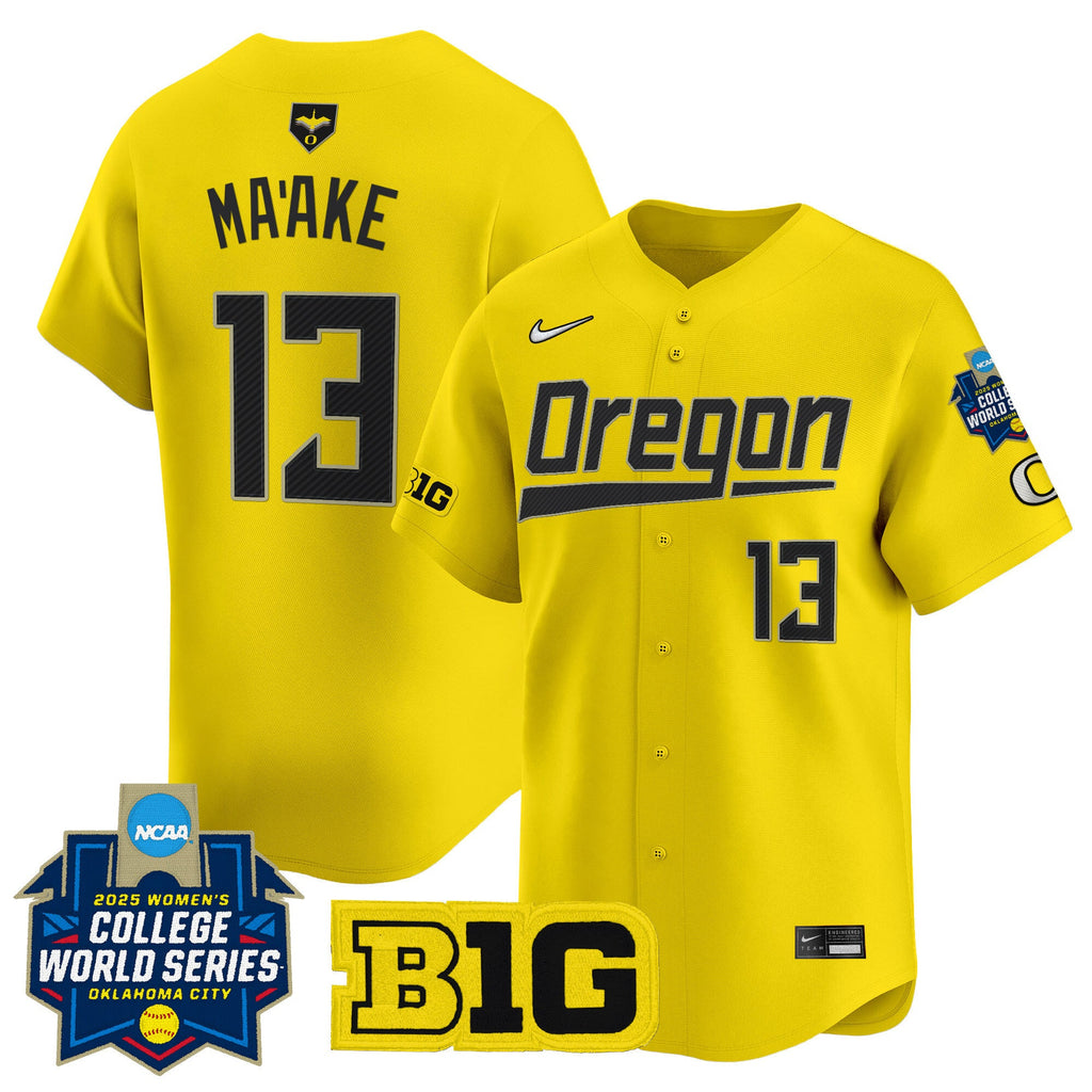 Men's size - Oregon Ducks Softball 2025 World Series (WCWS) Vapor Premier Limited Jersey - All Stitched - image 18