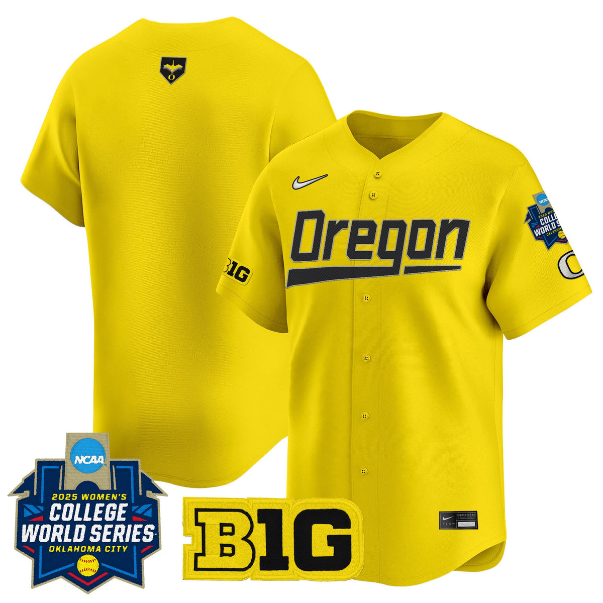 Men's size - Oregon Ducks Softball 2025 World Series (WCWS) Vapor Premier Limited Jersey - All Stitched - image 20