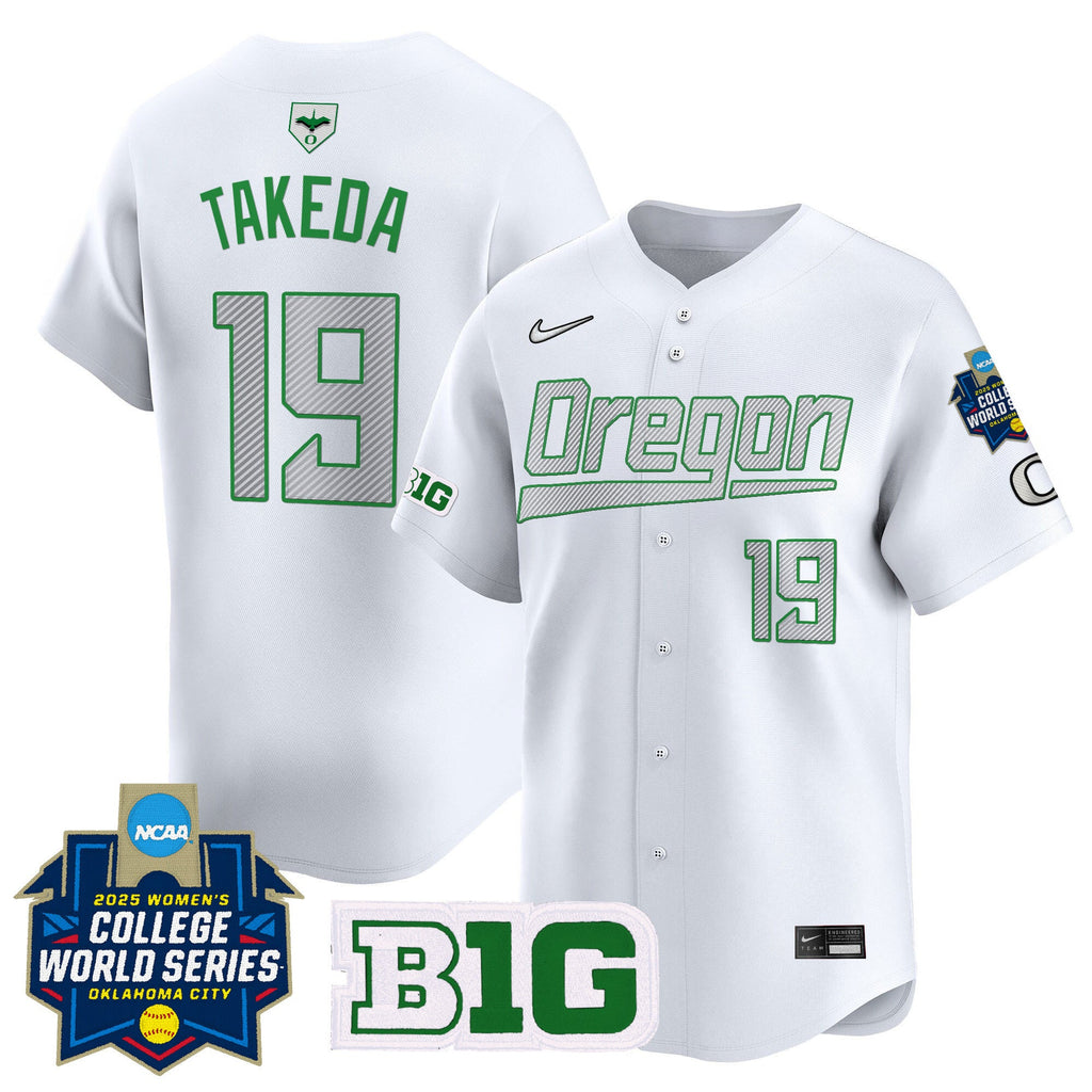 Men's size - Oregon Ducks Softball 2025 World Series (WCWS) Vapor Premier Limited Jersey - All Stitched - image 29