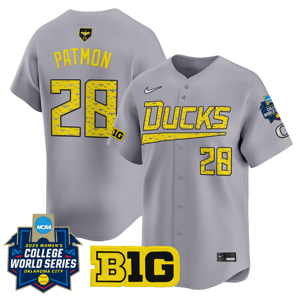 Men's size - Oregon Ducks Softball 2025 World Series (WCWS) Vapor Premier Limited Jersey - All Stitched - image 35