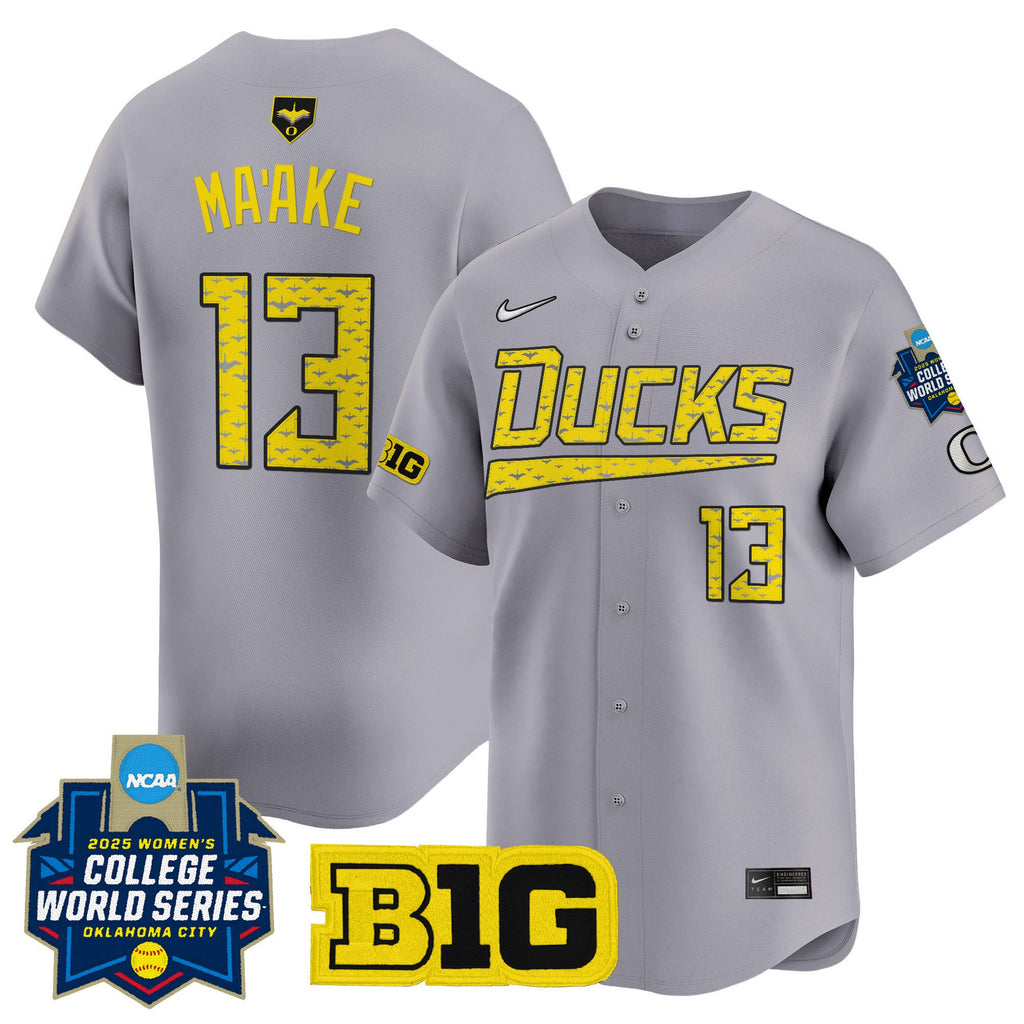 Men's size - Oregon Ducks Softball 2025 World Series (WCWS) Vapor Premier Limited Jersey - All Stitched - image 38