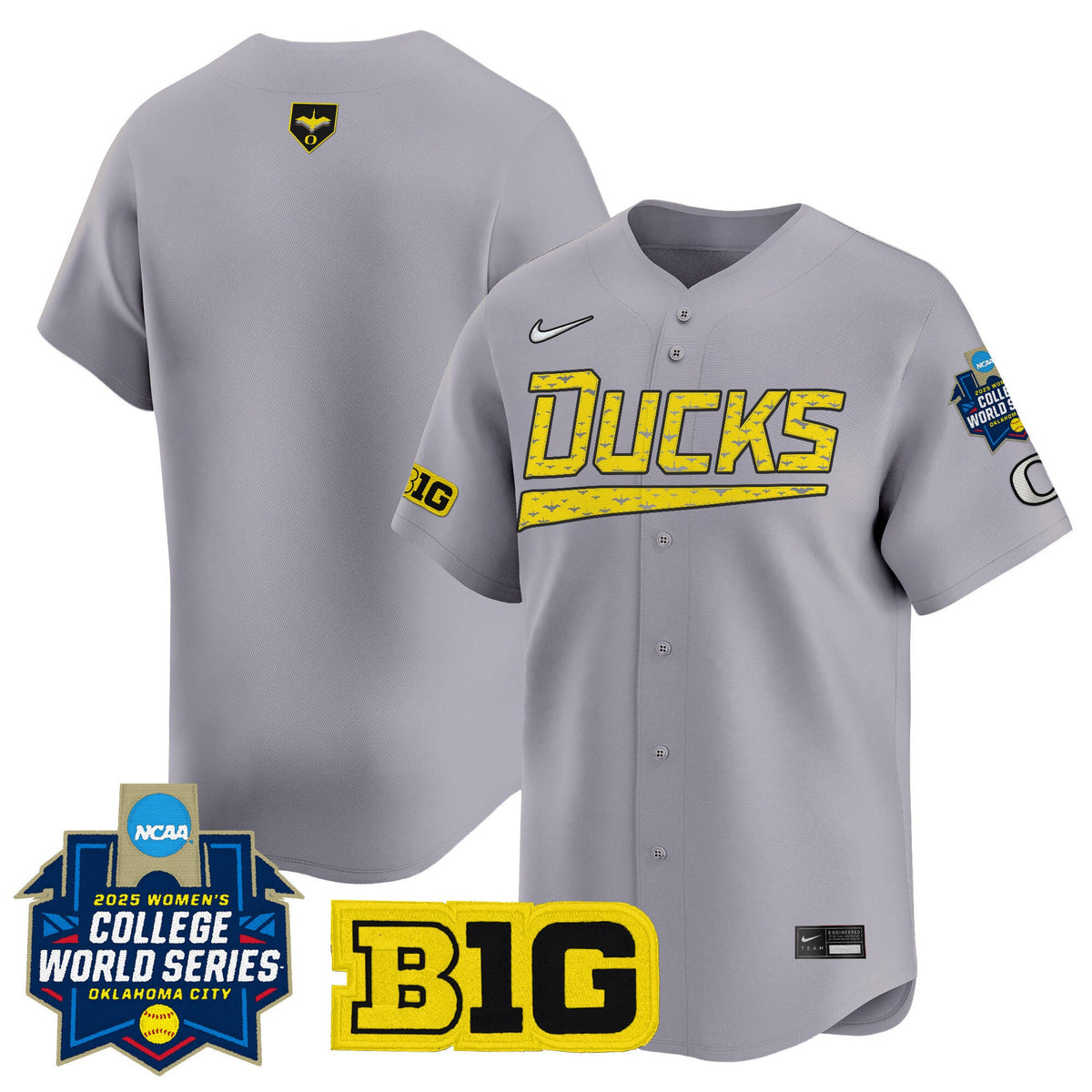Men's size - Oregon Ducks Softball 2025 World Series (WCWS) Vapor Premier Limited Jersey - All Stitched - image 40