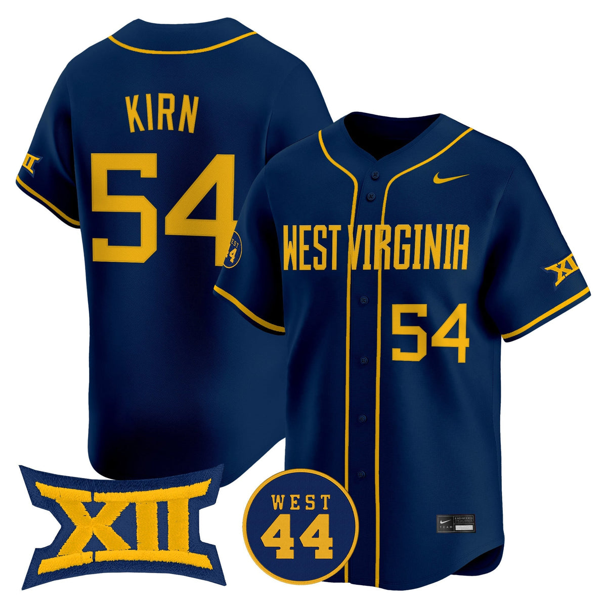Men's West Virginia Mountaineers 2025 Vapor Premier Limited Jersey - All Stitched - image 6