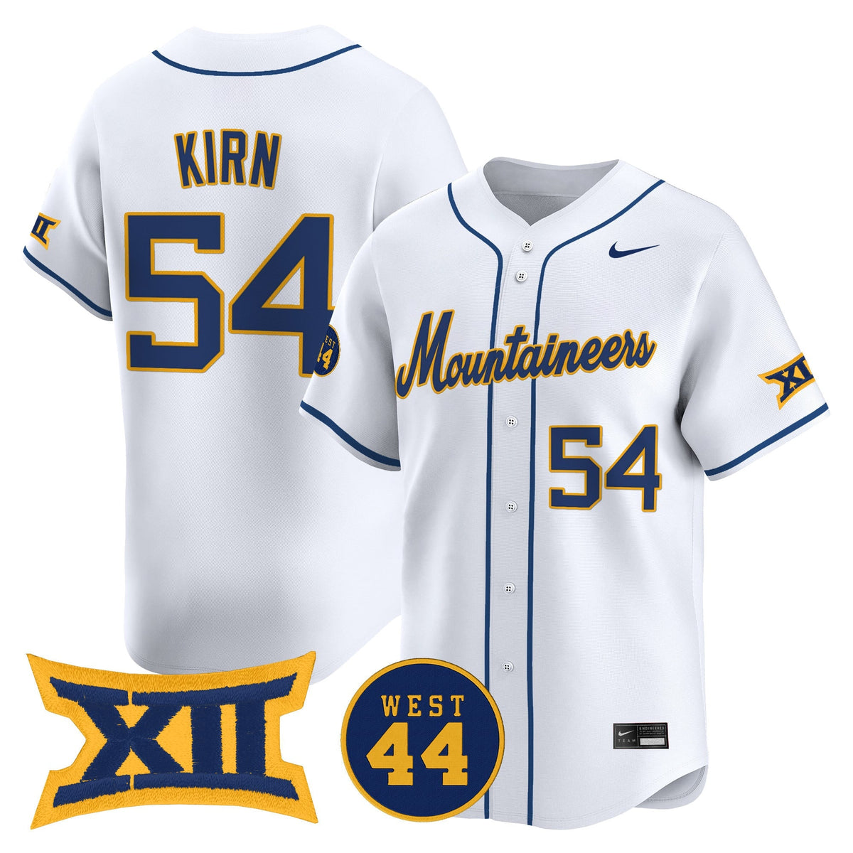 Men's West Virginia Mountaineers 2025 Vapor Premier Limited Jersey - All Stitched - image 22