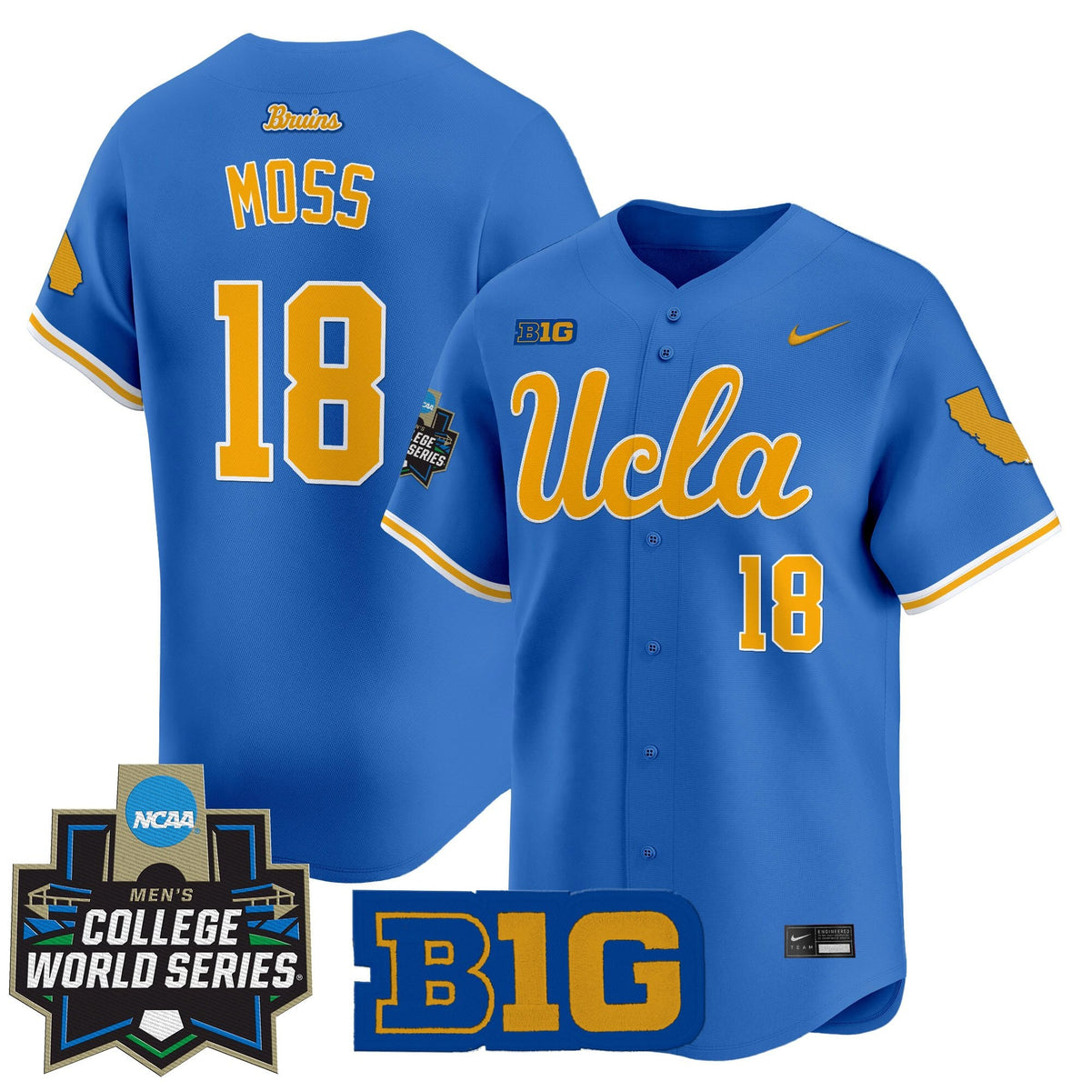 Women's UCLA Bruins 2025 World Series Vapor Premier Limited Jersey - All Stitched - image 2