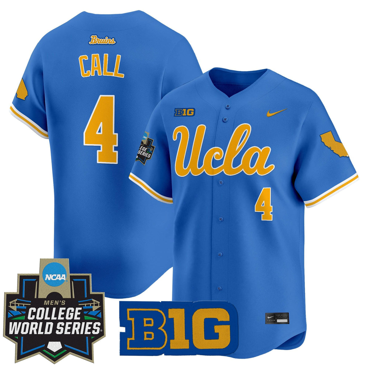 Youth's UCLA Bruins 2025 World Series Vapor Premier Limited Jersey - All Stitched - image 4