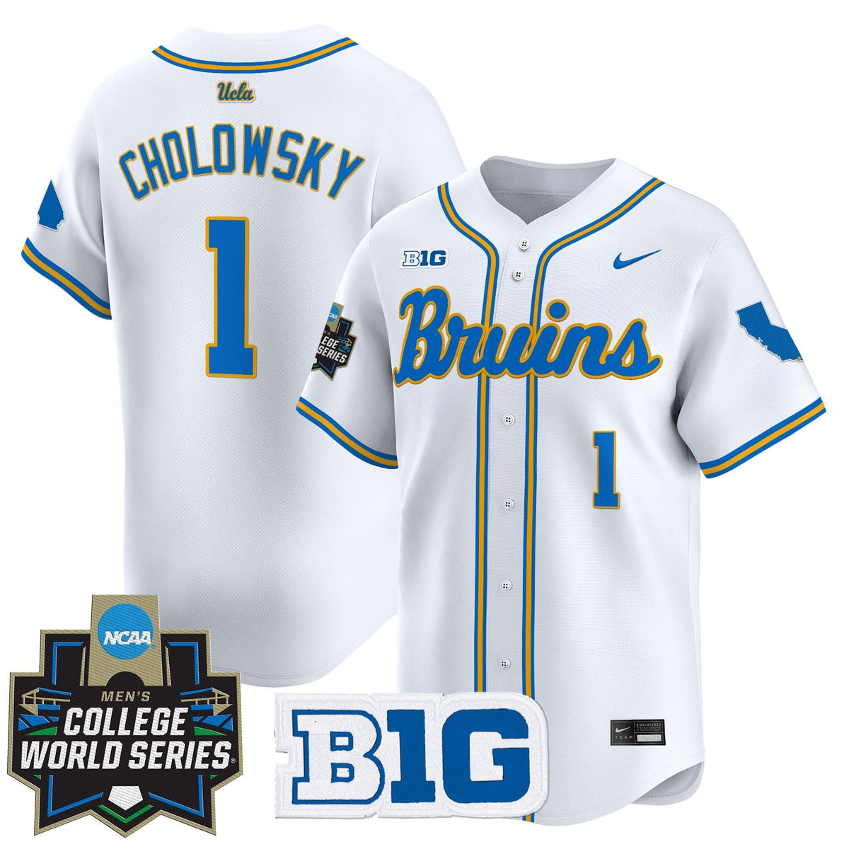 Youth's UCLA Bruins 2025 World Series Vapor Premier Limited Jersey - All Stitched - image 11