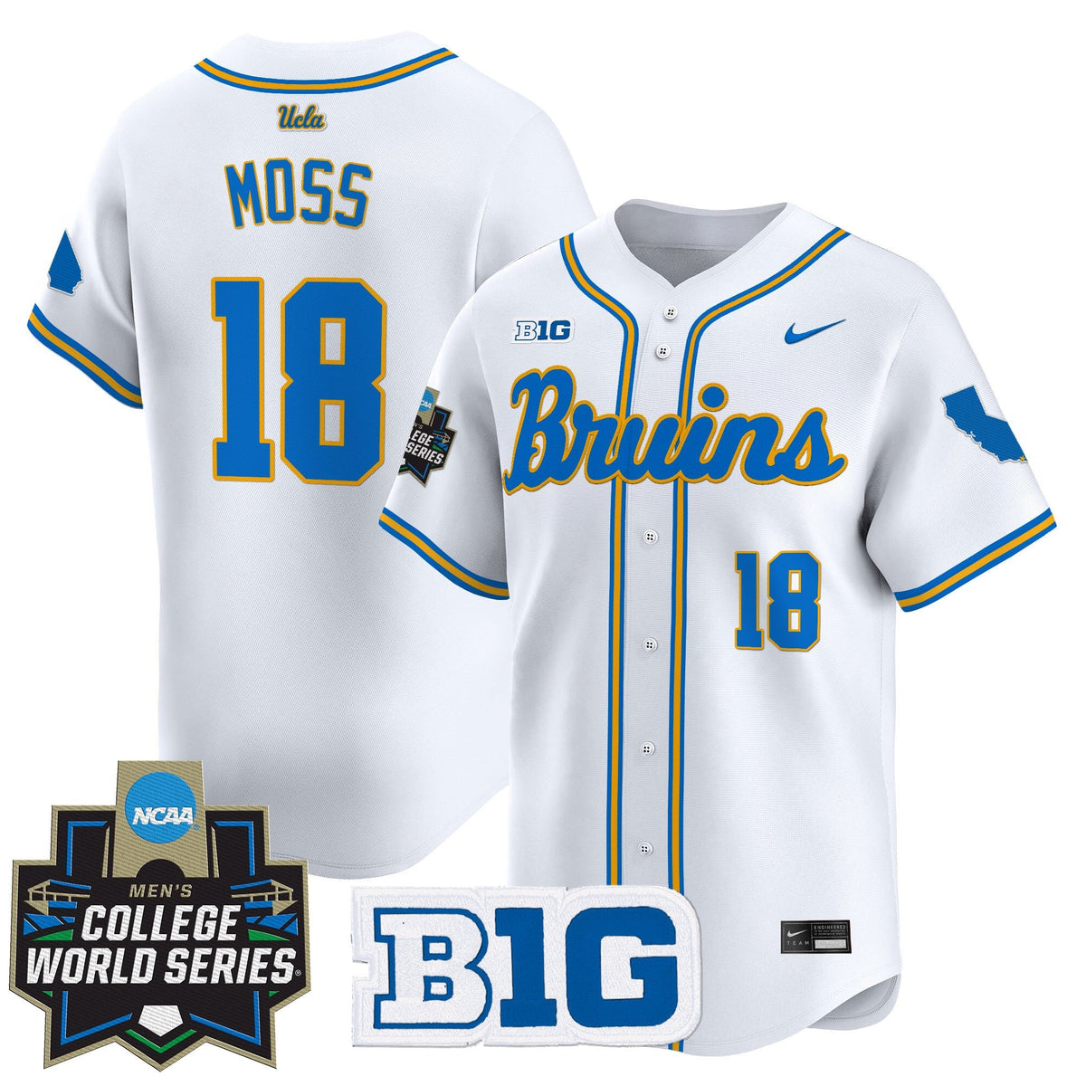 Men's UCLA Bruins 2025 World Series Vapor Premier Limited Jersey - All Stitched - image 12