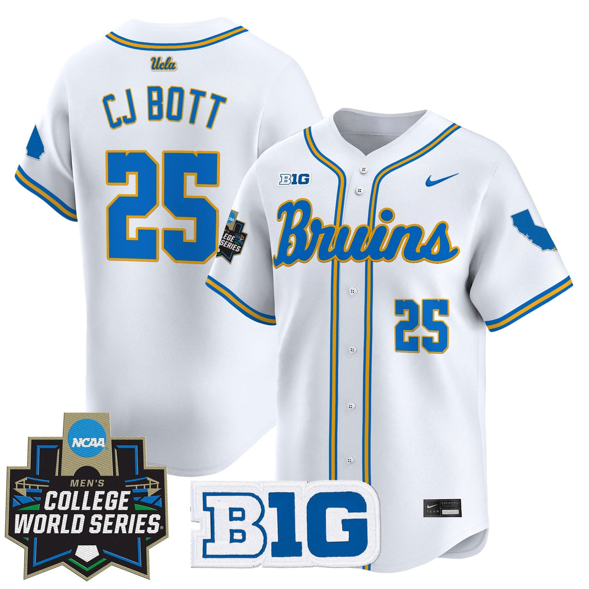 Youth's UCLA Bruins 2025 World Series Vapor Premier Limited Jersey - All Stitched - image 15