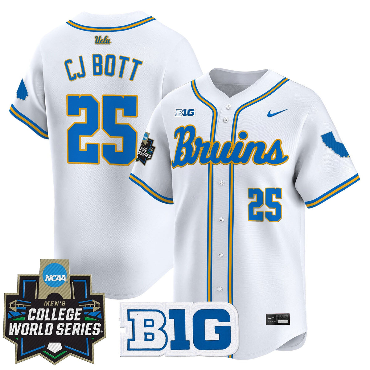 Men's UCLA Bruins 2025 World Series Vapor Premier Limited Jersey - All Stitched - image 15