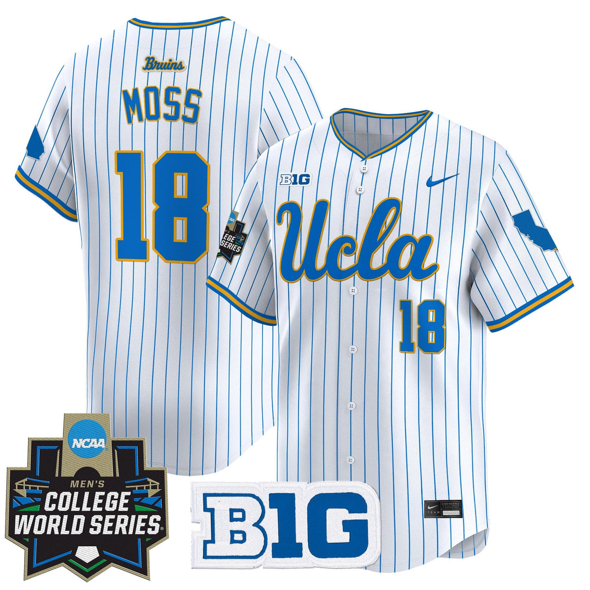 Men's UCLA Bruins 2025 World Series Vapor Premier Limited Jersey - All Stitched - image 22