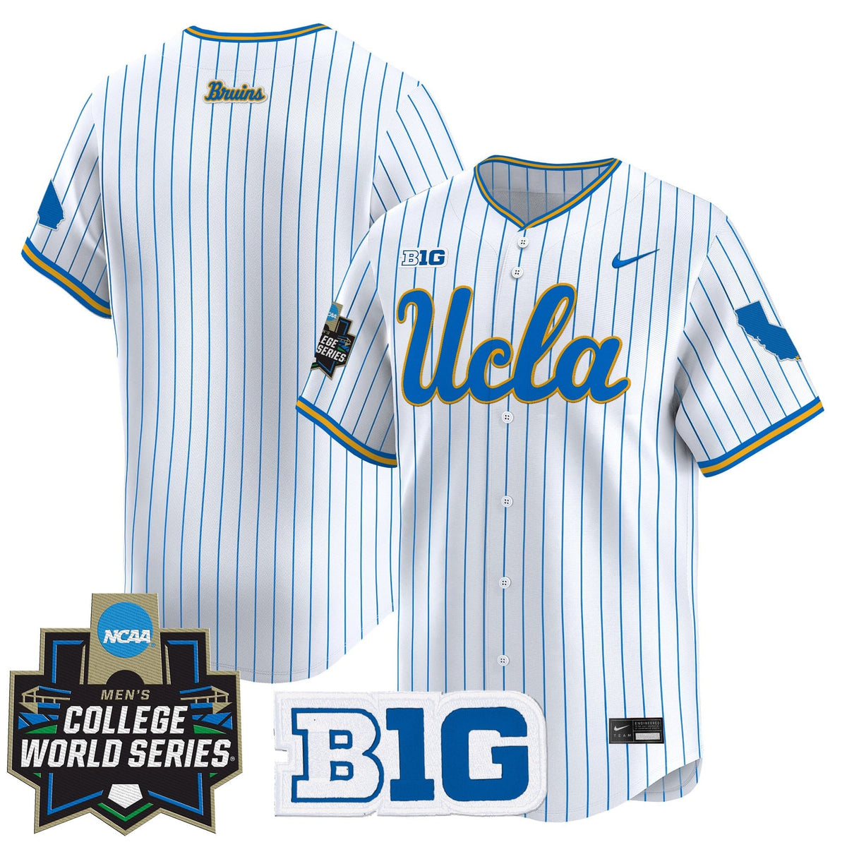 Youth's UCLA Bruins 2025 World Series Vapor Premier Limited Jersey - All Stitched - image 30