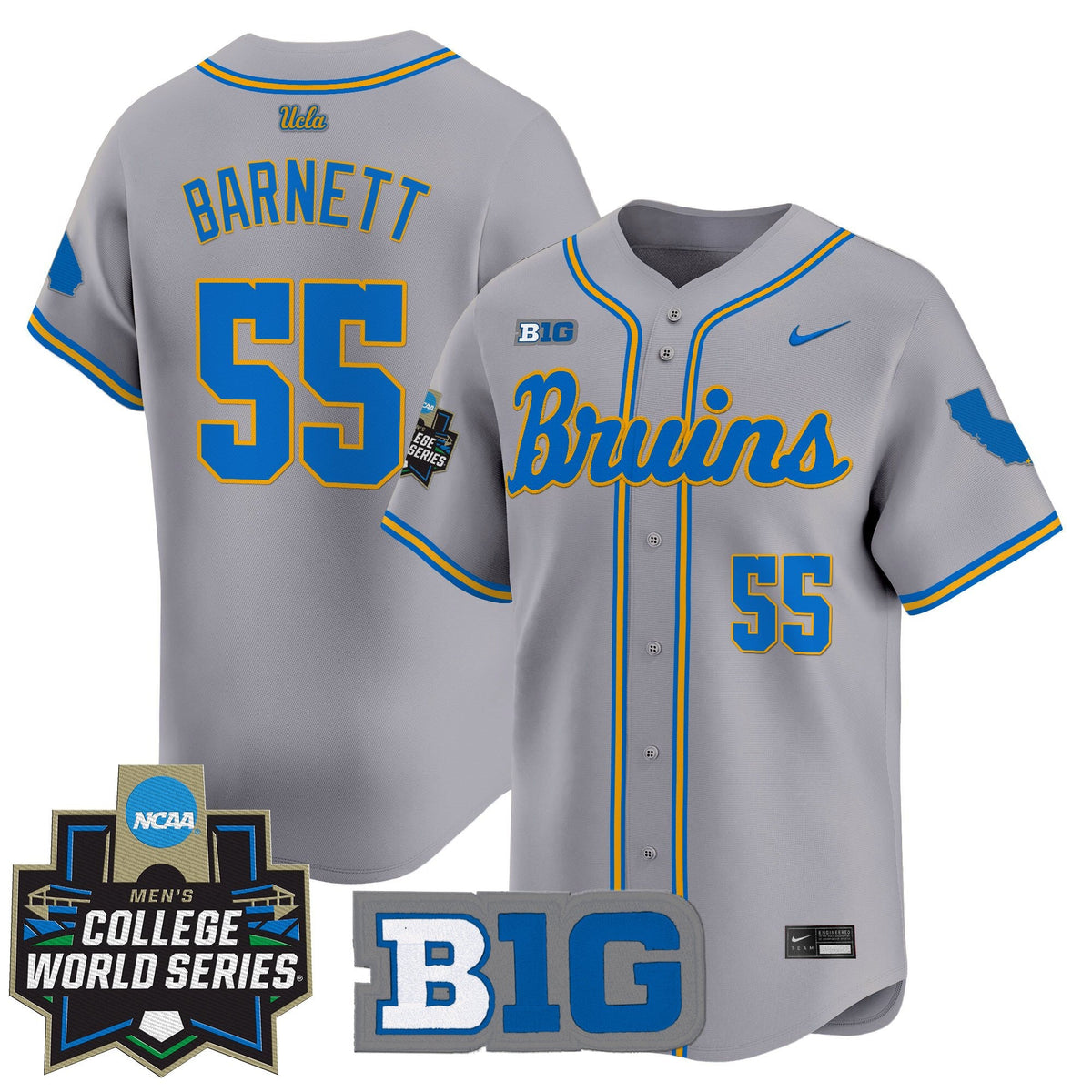 Men's UCLA Bruins 2025 World Series Vapor Premier Limited Jersey - All Stitched - image 33
