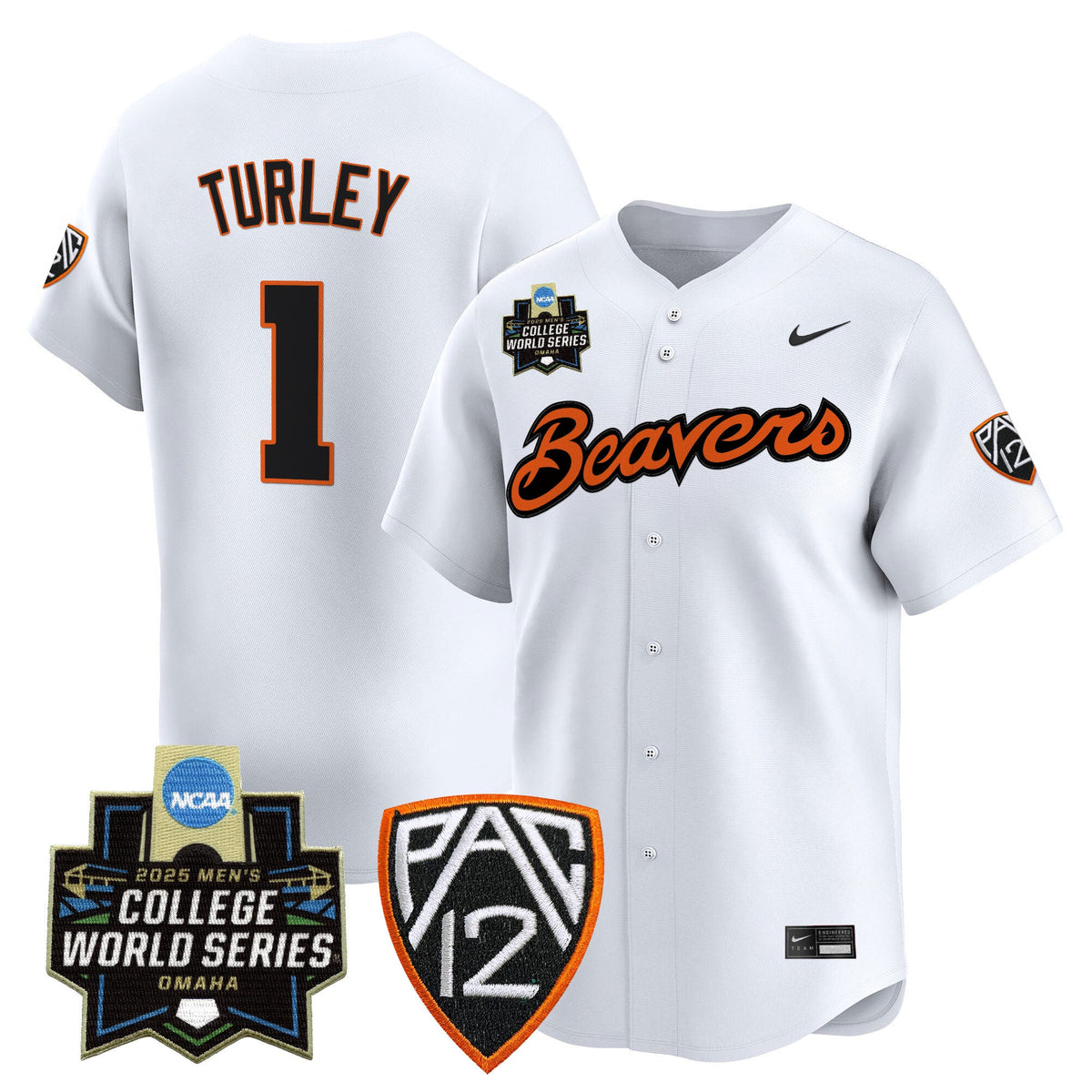 Women's Oregon State Beavers 2025 World Series Vapor Premier Limited Jersey - All Stitched - image 4