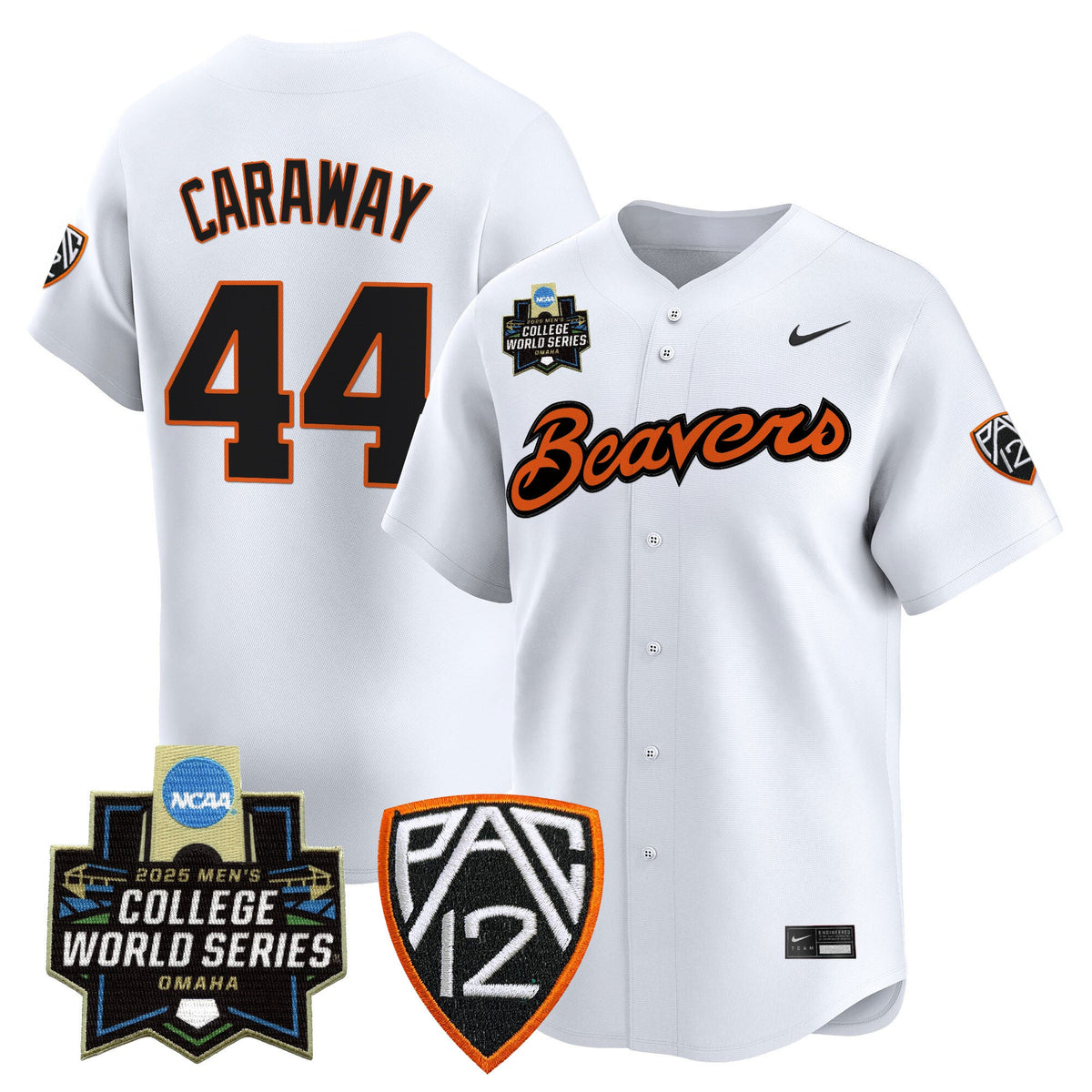 Women's Oregon State Beavers 2025 World Series Vapor Premier Limited Jersey - All Stitched - image 6