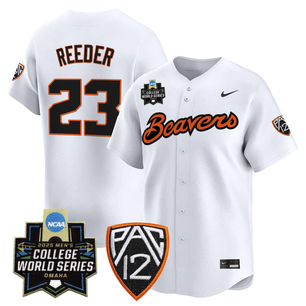 Women's Oregon State Beavers 2025 World Series Vapor Premier Limited Jersey - All Stitched - image 9